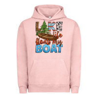 Pigment Salmon lake life floats my boat Urban Hoodie - HRA Design Shop