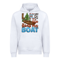 White lake life floats my boat Urban Hoodie - HRA Design Shop