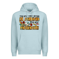 Blue Mist may your coffe always be stronger than your passengers Premium Hoodie - CowhideDigitalArt