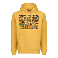 Mustard may your coffe always be stronger than your passengers Premium Hoodie - CowhideDigitalArt