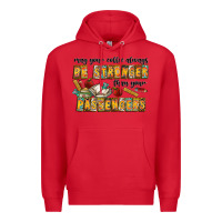 Red may your coffe always be stronger than your passengers Premium Hoodie - CowhideDigitalArt