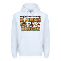 White may your coffe always be stronger than your passengers Premium Hoodie - CowhideDigitalArt
