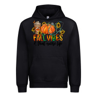 Black fall vibes and that nurse life Urban Hoodie - CowhideDigitalArt