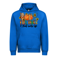 Cobalt fall vibes and that nurse life Urban Hoodie - CowhideDigitalArt