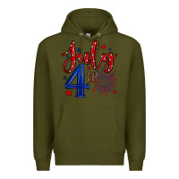 Army Green 4th of July Premium Hoodie - Neo Western
