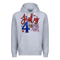Heather Grey 4th of July Premium Hoodie - Neo Western