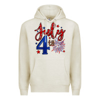 Oatmeal Heather 4th of July Premium Hoodie - Neo Western