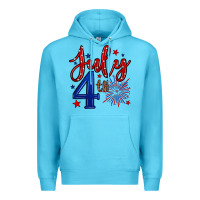 Ocean Blue 4th of July Premium Hoodie - Neo Western