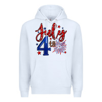White 4th of July Premium Hoodie - Neo Western