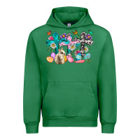 Emerald Western rabbit with Cross and flowers Urban Hoodie - Neo Western