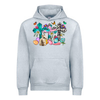Heather Grey Western rabbit with Cross and flowers Urban Hoodie - Neo Western