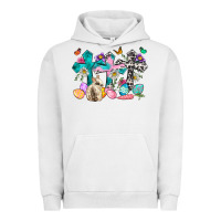 Pigment Lunar Rock Western rabbit with Cross and flowers Urban Hoodie - Neo Western