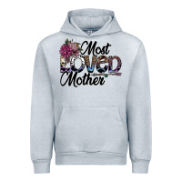 Heather Grey most loved mother Urban Hoodie - SublimationCraftShop