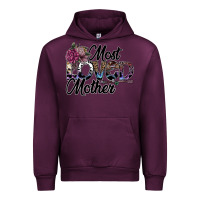 Mauve Wine most loved mother Urban Hoodie - SublimationCraftShop