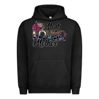 Pigment Black most loved mother Urban Hoodie - SublimationCraftShop