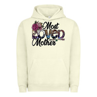 Pigment Pistachio most loved mother Urban Hoodie - SublimationCraftShop