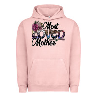 Pigment Salmon most loved mother Urban Hoodie - SublimationCraftShop