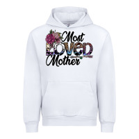 White most loved mother Urban Hoodie - SublimationCraftShop