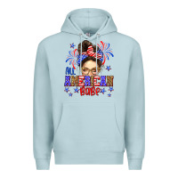 Blue Mist All American babe Premium Hoodie - Neo Western