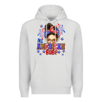 Dove Grey All American babe Premium Hoodie - Neo Western