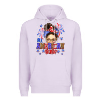 Lilac All American babe Premium Hoodie - Neo Western