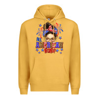 Mustard All American babe Premium Hoodie - Neo Western