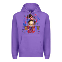 Purple All American babe Premium Hoodie - Neo Western