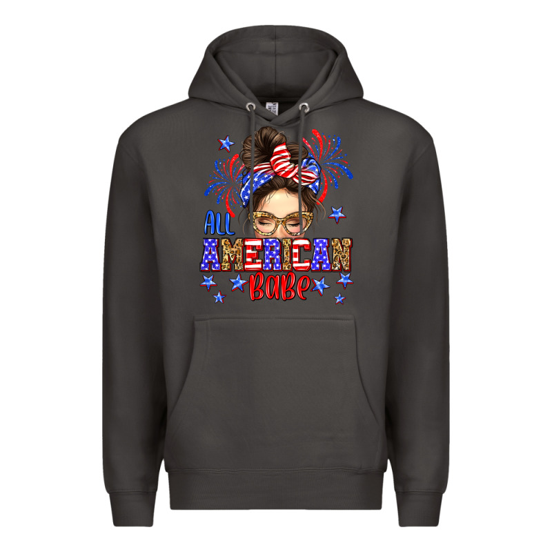 All American Babe Premium Hoodie by Neo Western | Teevron
