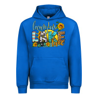 Cobalt living on lake time Urban Hoodie - HRA Design Shop