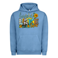 Pigment Pebble Blue living on lake time Urban Hoodie - HRA Design Shop