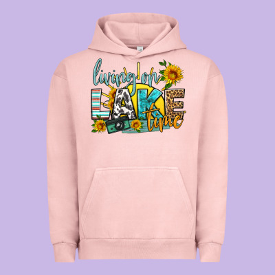 Living On Lake Time Urban Hoodie Designed By Hra Design Shop