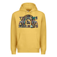 Antique Gold yeehaws and heilnaws Premium Hoodie - SublimationCraftShop