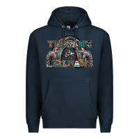 Navy yeehaws and heilnaws Premium Hoodie - SublimationCraftShop