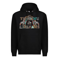 Black yeehaws and heilnaws Premium Hoodie - SublimationCraftShop