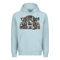 Blue Mist yeehaws and heilnaws Premium Hoodie - SublimationCraftShop