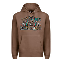Chestnut yeehaws and heilnaws Premium Hoodie - SublimationCraftShop