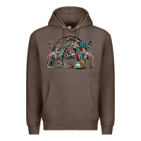 Coffee yeehaws and heilnaws Premium Hoodie - SublimationCraftShop