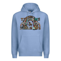 Colony Blue yeehaws and heilnaws Premium Hoodie - SublimationCraftShop