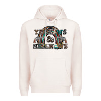 Pale Pink yeehaws and heilnaws Premium Hoodie - SublimationCraftShop