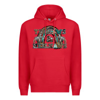 Red yeehaws and heilnaws Premium Hoodie - SublimationCraftShop