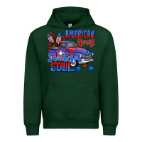 Forest Green American heart southern soul truck 4th of july Urban Hoodie - CowGirlArtShop