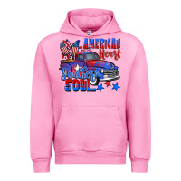 Fuchsia Pink American heart southern soul truck 4th of july Urban Hoodie - CowGirlArtShop