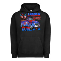 Pigment Black American heart southern soul truck 4th of july Urban Hoodie - CowGirlArtShop