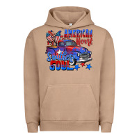 Pigment Burro American heart southern soul truck 4th of july Urban Hoodie - CowGirlArtShop