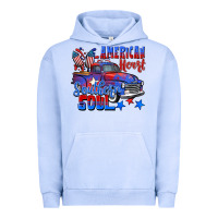 Pigment Grape Ice American heart southern soul truck 4th of july Urban Hoodie - CowGirlArtShop