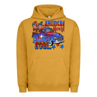 Pigment Peanut Butter American heart southern soul truck 4th of july Urban Hoodie - CowGirlArtShop