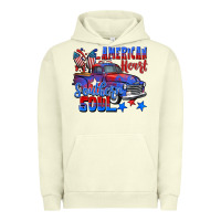 Pigment Pistachio American heart southern soul truck 4th of july Urban Hoodie - CowGirlArtShop