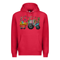 Cardinal 4th of july tractor Premium Hoodie - CowGirlArtShop