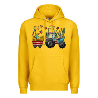Lemon 4th of july tractor Premium Hoodie - CowGirlArtShop