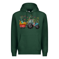 Sports Green 4th of july tractor Premium Hoodie - CowGirlArtShop